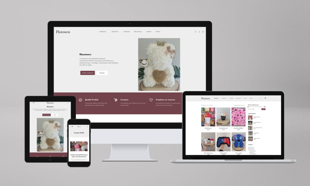 composition florale personnalisée en ligne - M TA COM