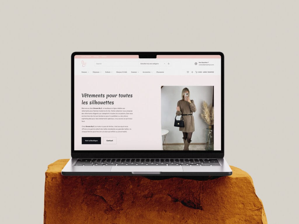 Dream By C : Création de site e-commerce sur-mesure
