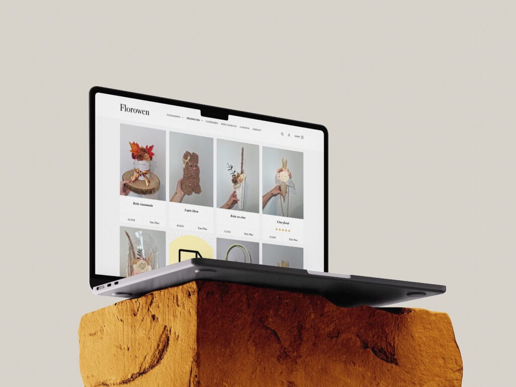 site e-commerce personnalisation produit florowen - M TA COM
