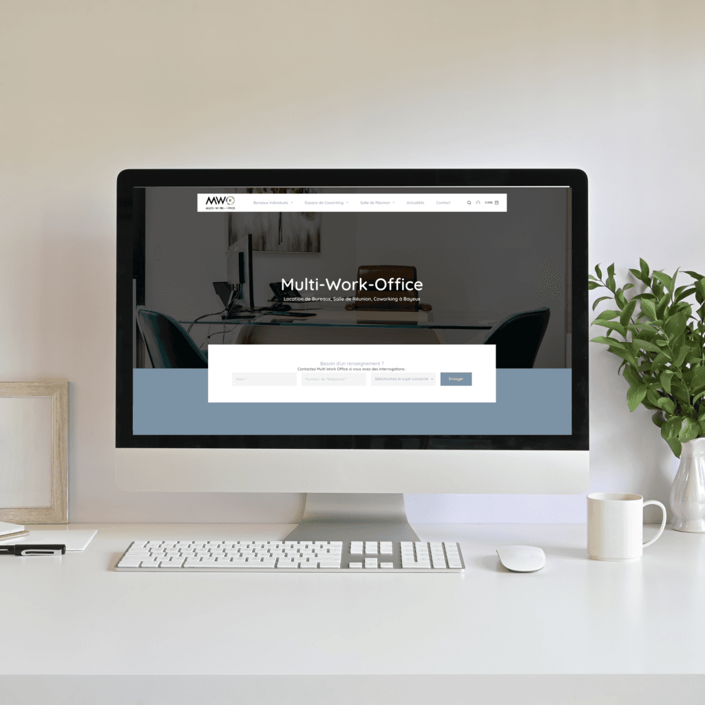 Site internet responsive créé en Normandie par M TA COM -