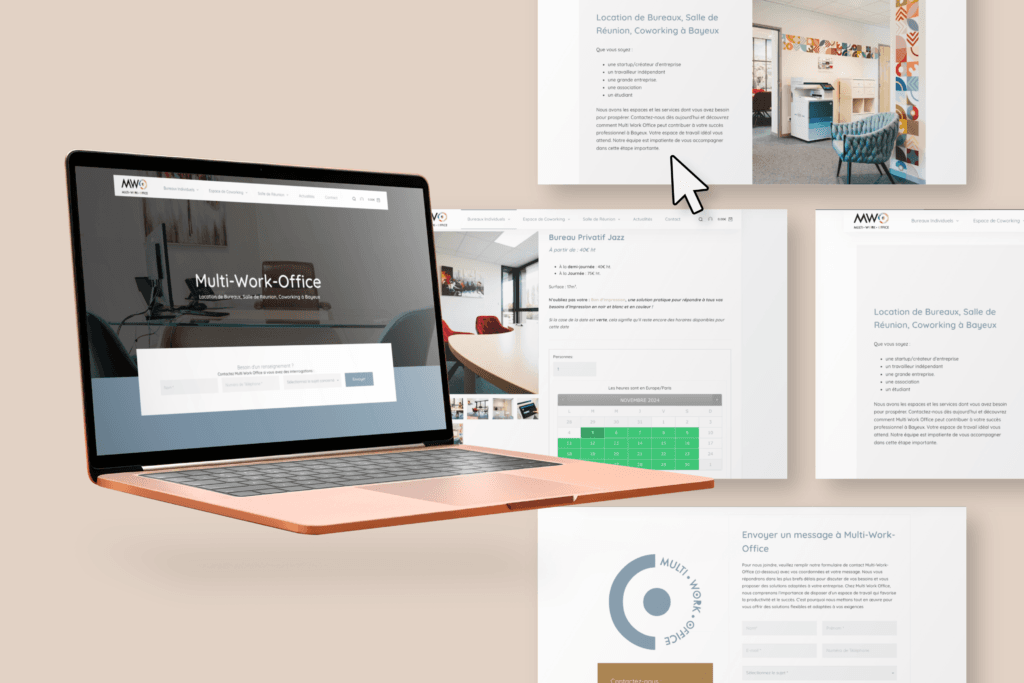 reservation bureau coworking site internet - M TA COM