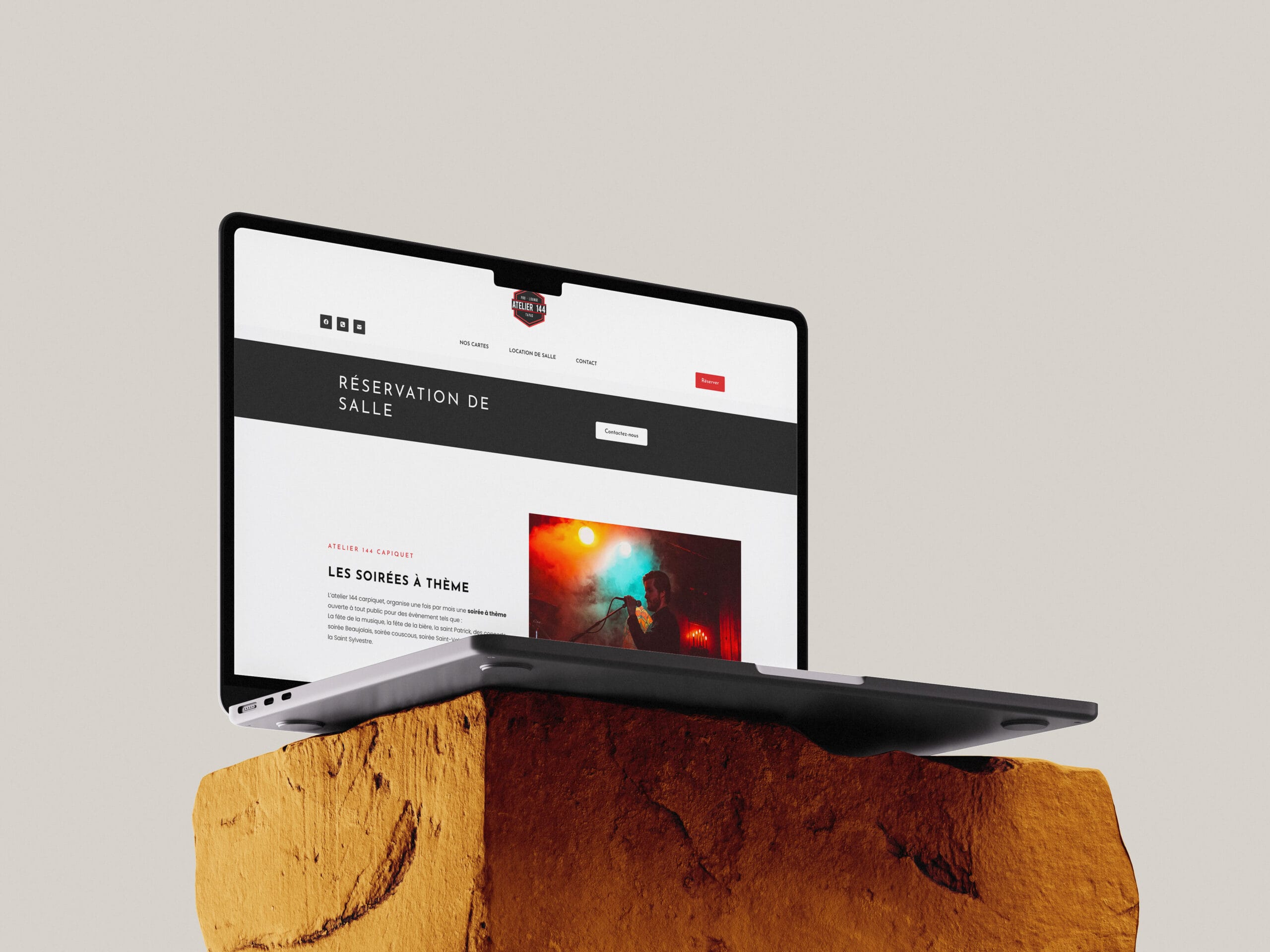 Création Site Vitrine Artisan | Atelier 144 - M TA COM