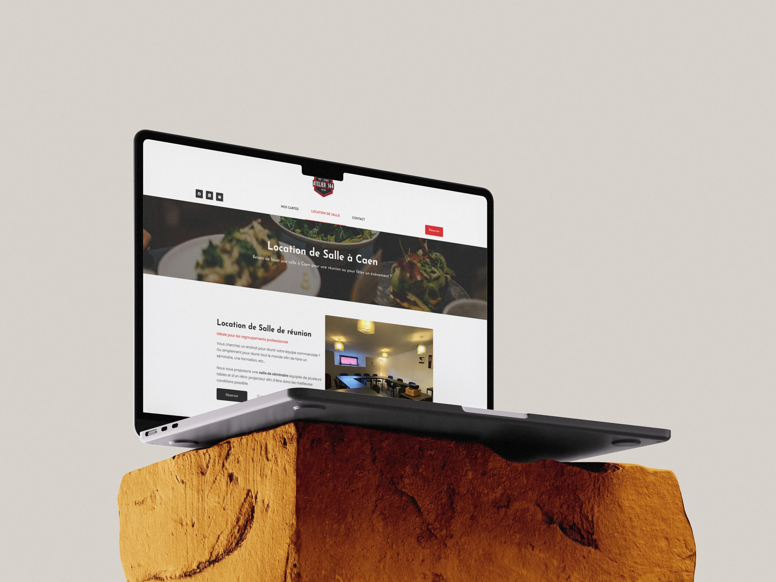 Création Site Vitrine Artisan | Atelier 144 - M TA COM