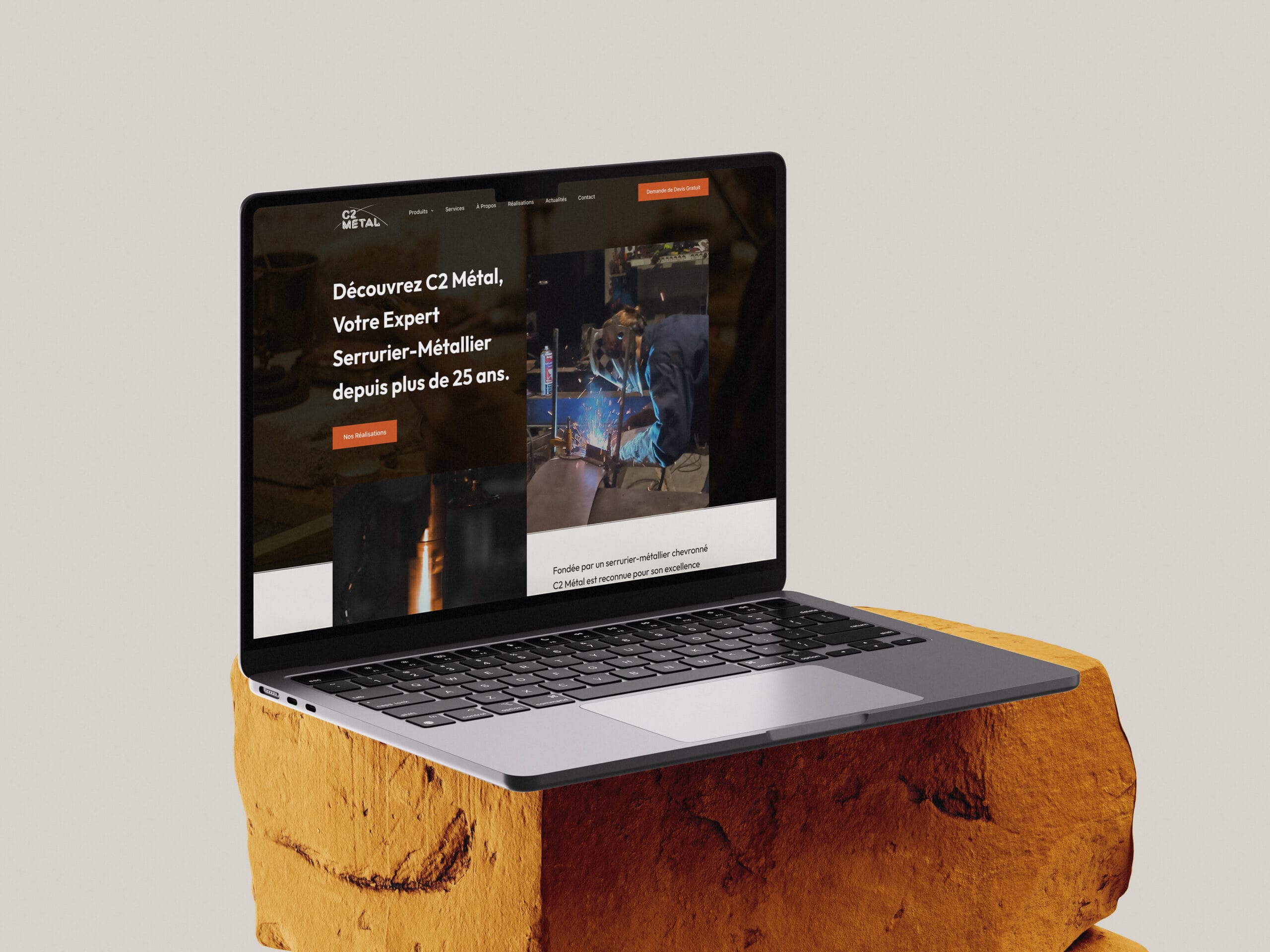 creation site internet artisan c2 metal - M TA COM