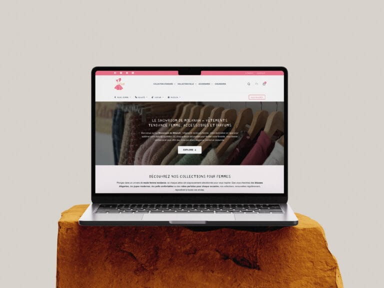 creation site ecommerce milanah - M TA COM