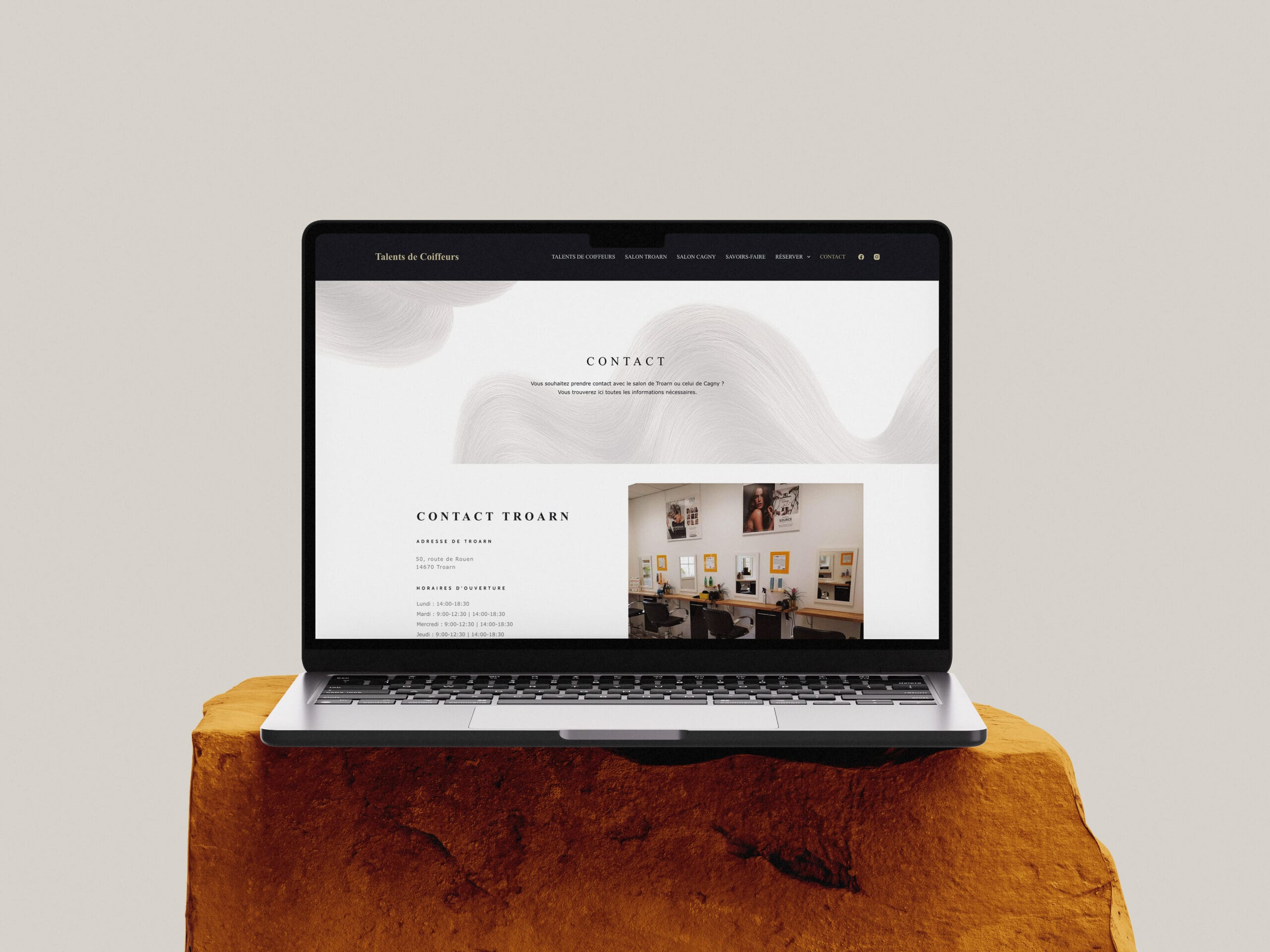 Création d'un Site Vitrine : Talents de Coiffeurs