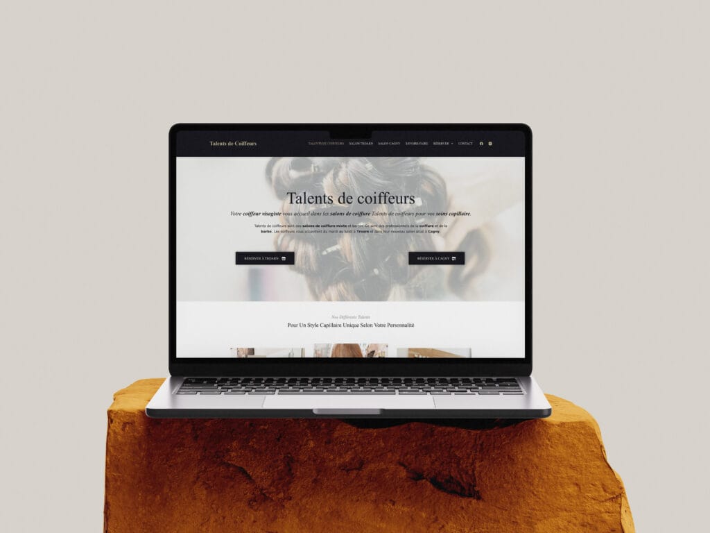 creation site internet coiffeur talents de coiffeurs - M TA COM