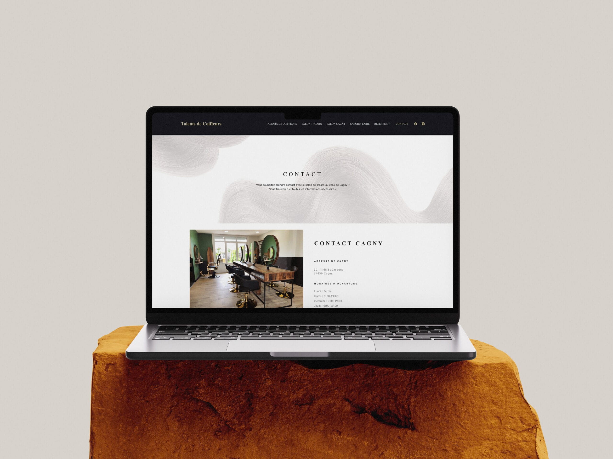 plateforme coiffure site internet - M TA COM