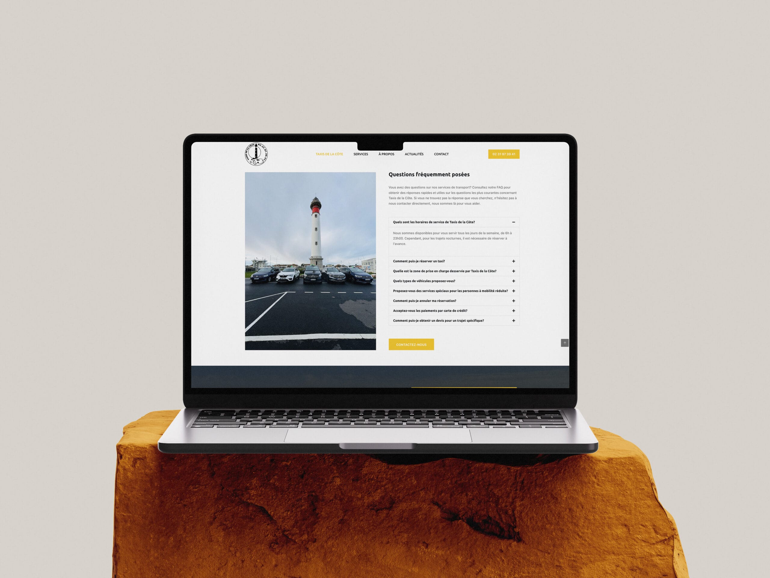 site taxi professionnel normandie - M TA COM