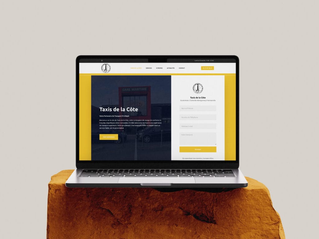 creation site internet taxi taxis de la cote - M TA COM