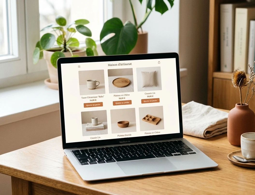 Création boutique WooCommerce Normandie — M TA COM, Marine Aude