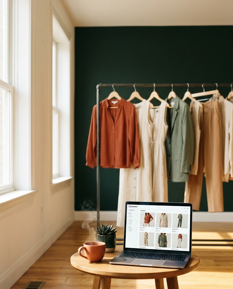 Gestion catalogue WooCommerce mensuel — M TA COM Gestion catalogue WooCommerce mensuelle — boutique mode organisée M TA COM