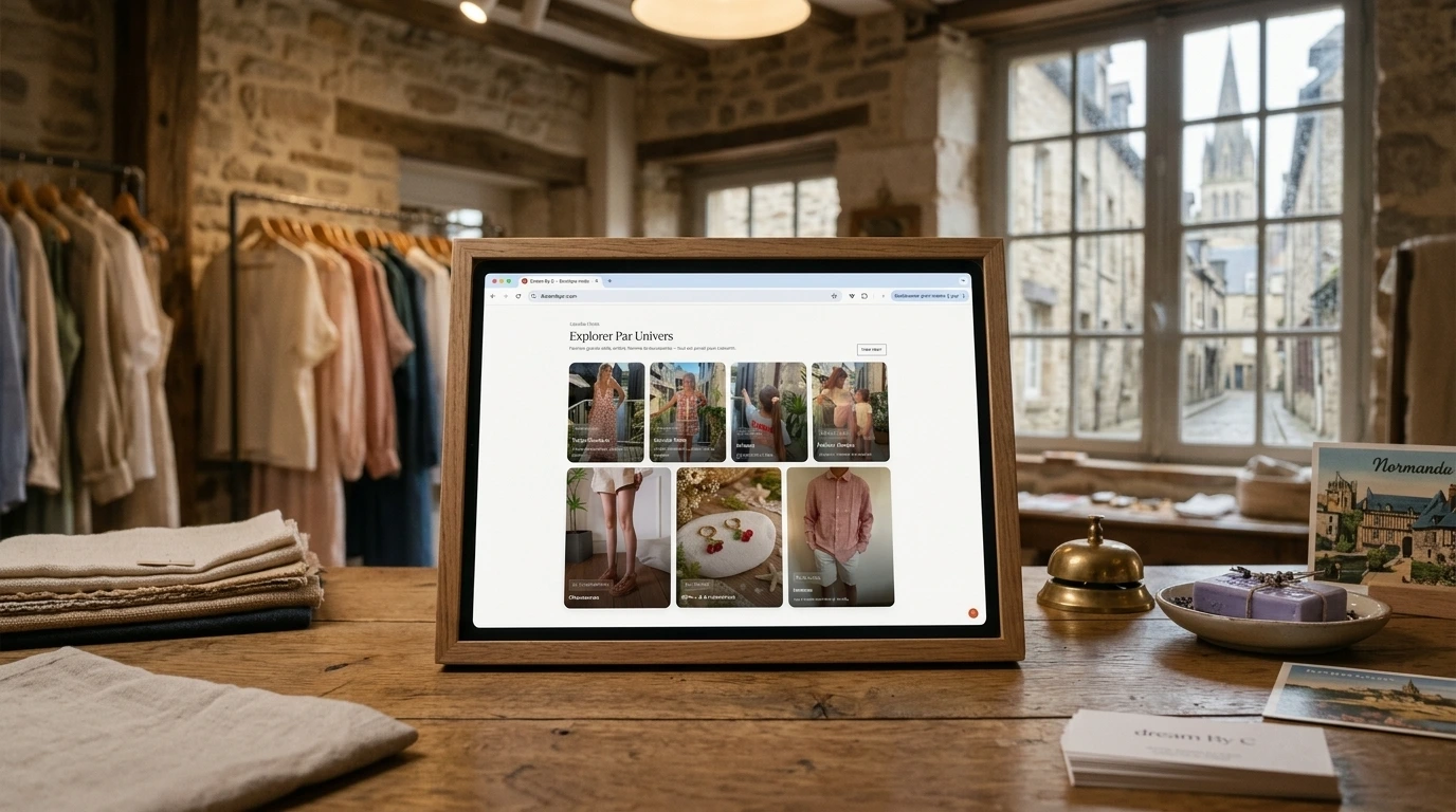 boutique de mode normande Dream By C, catalogue e-commerce géré