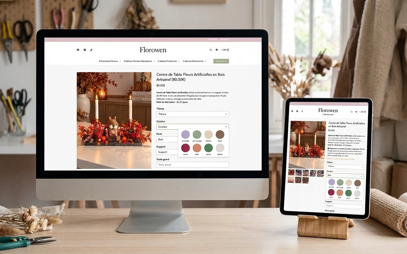 FlorOwen — créations florales personnalisables