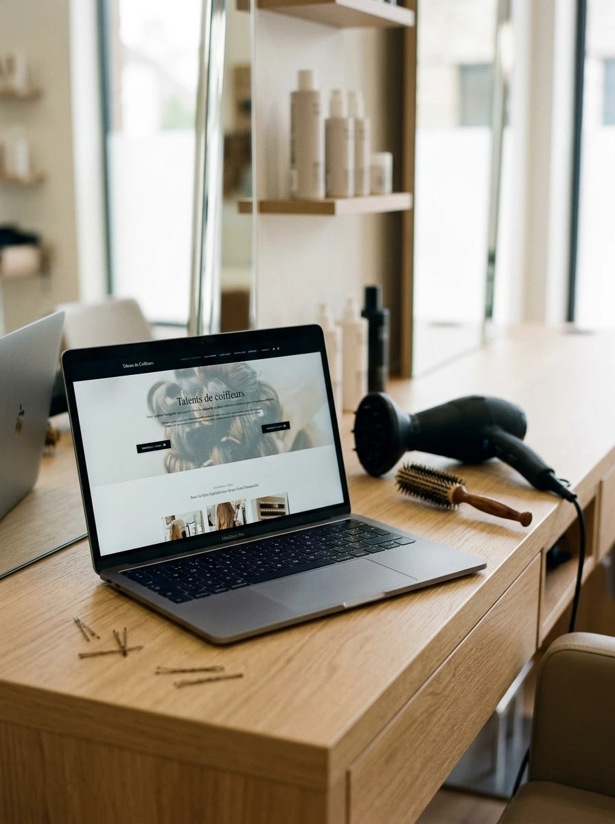 Talents de Coiffeurs — site coiffeur créé par M TA COM en Normandie